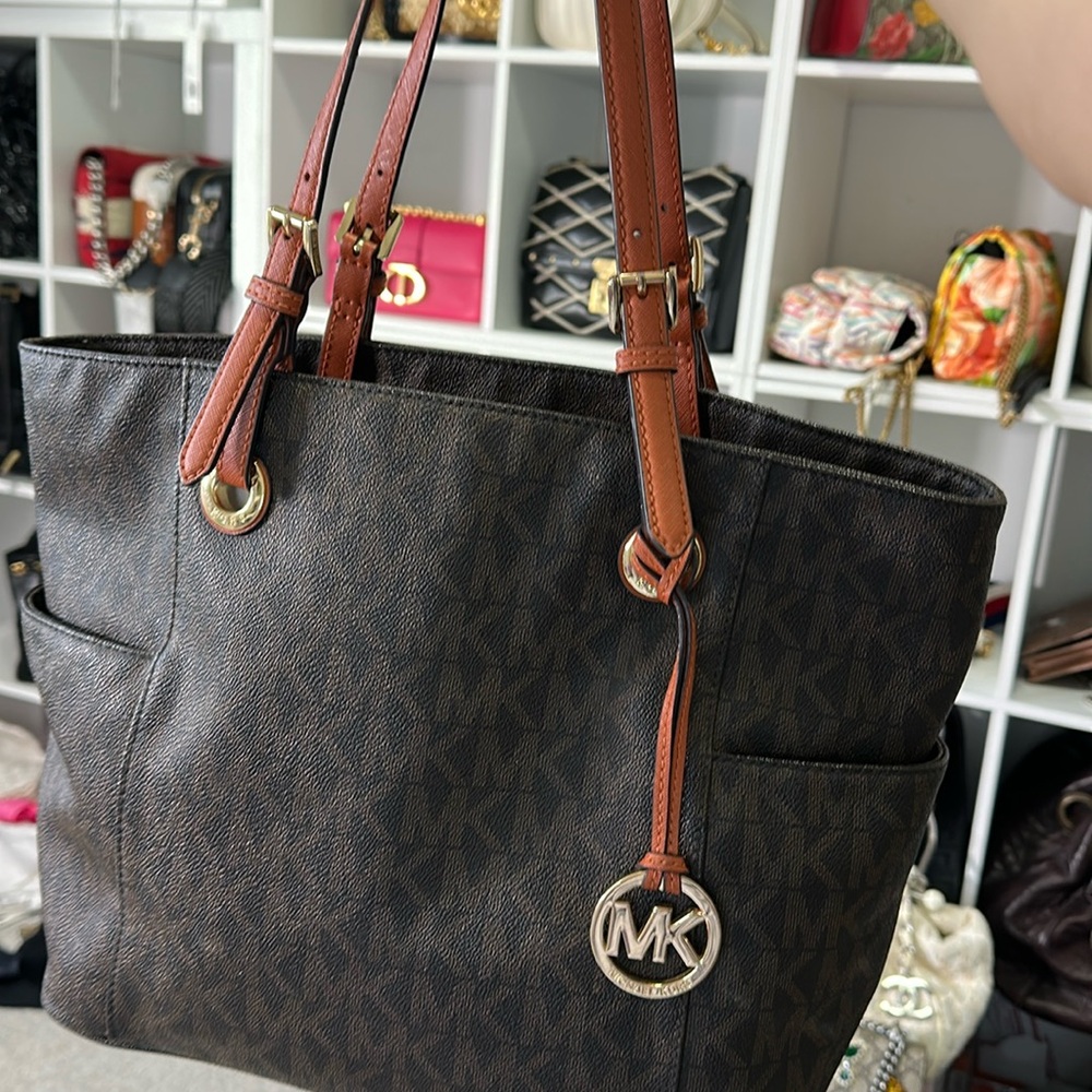 Michael Kors Brown Signature Tote